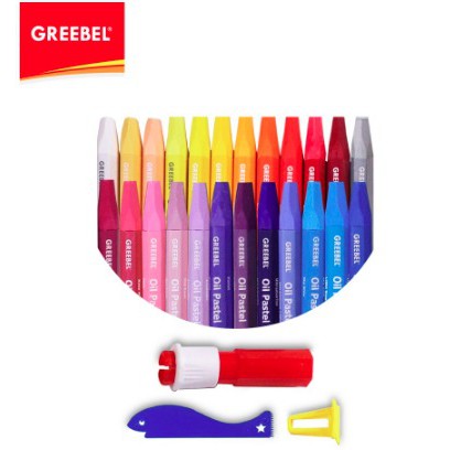 IDOLAKU GREEBEL Crayon/Krayon Kids Oil Pastel 48 Warna Crayons