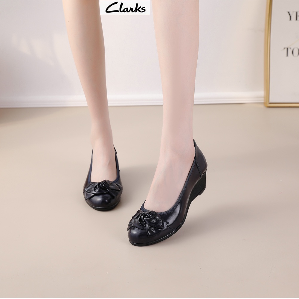 Sepatu Clarks new pita woman  / clarks flat wanita kulit asli /Sepatu Wanita melati