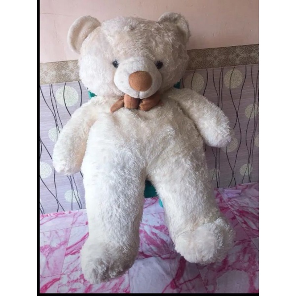 BONEKA BERUANG CREAM JUMBO 1 Meter  Boneka Bear Cream