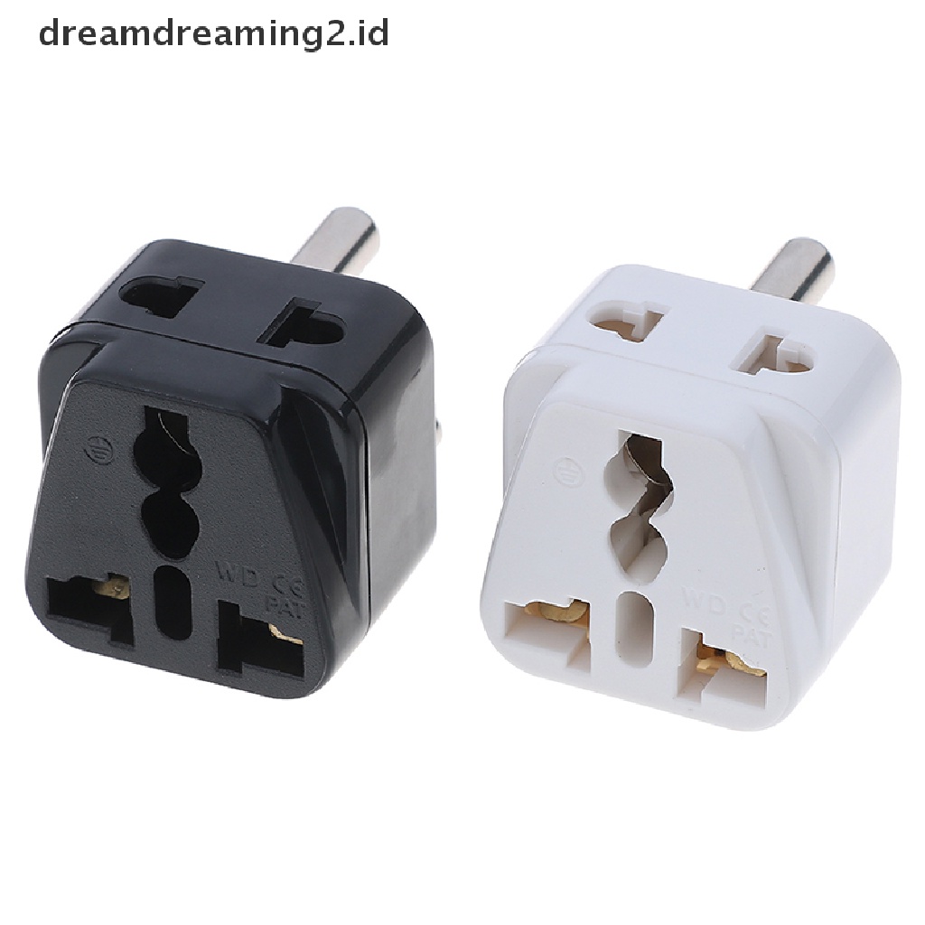 (LIKE) Adaptor Konverter power plug US AU UK Ke India / Sri Lanka / Nepal Universal Untuk travel