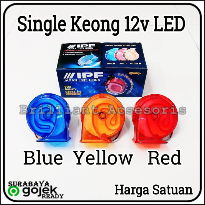 Klakson Single Keong - IPF Original - Plus LED
