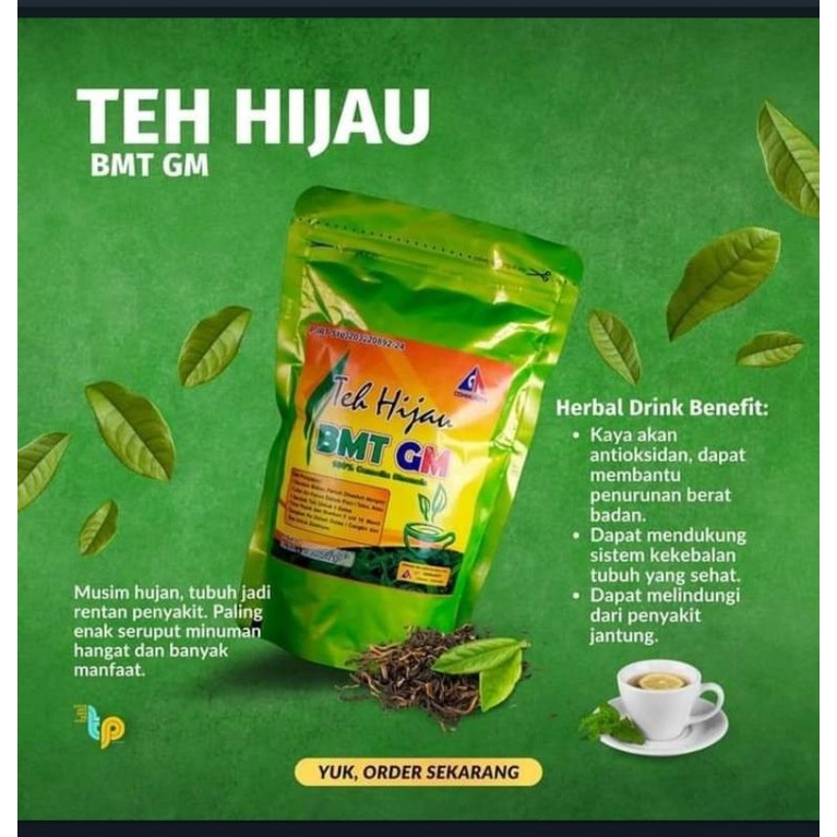 

TEH HIJAU GM / mencegah penyakit jantung / dapat menurunkan berat badan