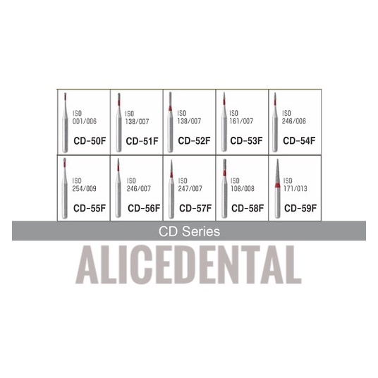 Dental diamond bur pedo Children Dentisrty Child pedodontic MANI CD-50F CD-51F CD-52F CD-53F CD-55F CD-56F CD-57F CD-58F bur gigi