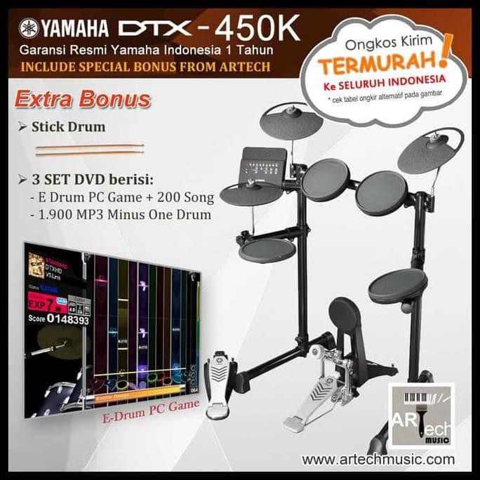 Drum Elektrik Yamaha Dtx450 / Dtx450K / Dtx 450 / Dtx 450K