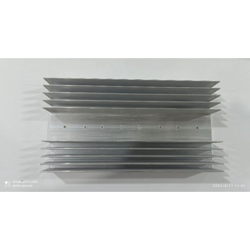 HEATSINK 5 SIRIP 20cm tebal 4mm 20 cm PENDINGIN Alumunium tebal 4mm