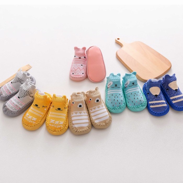 Baby Prewalker Shoes Socks Anti Slip Kaos Kaki Anak Bayi/Sepatu Anak Bayi L91-94