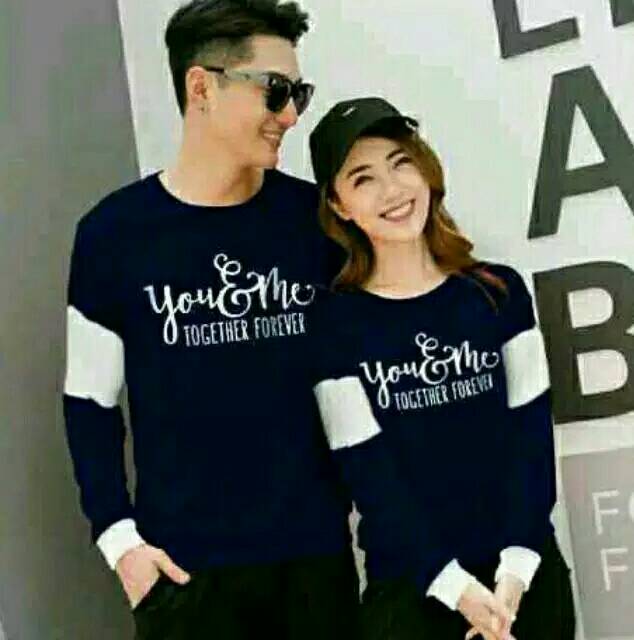 Sweater Couple / Sweater Pasangan / Baju Couple / Baju Pasangan You &amp; Me