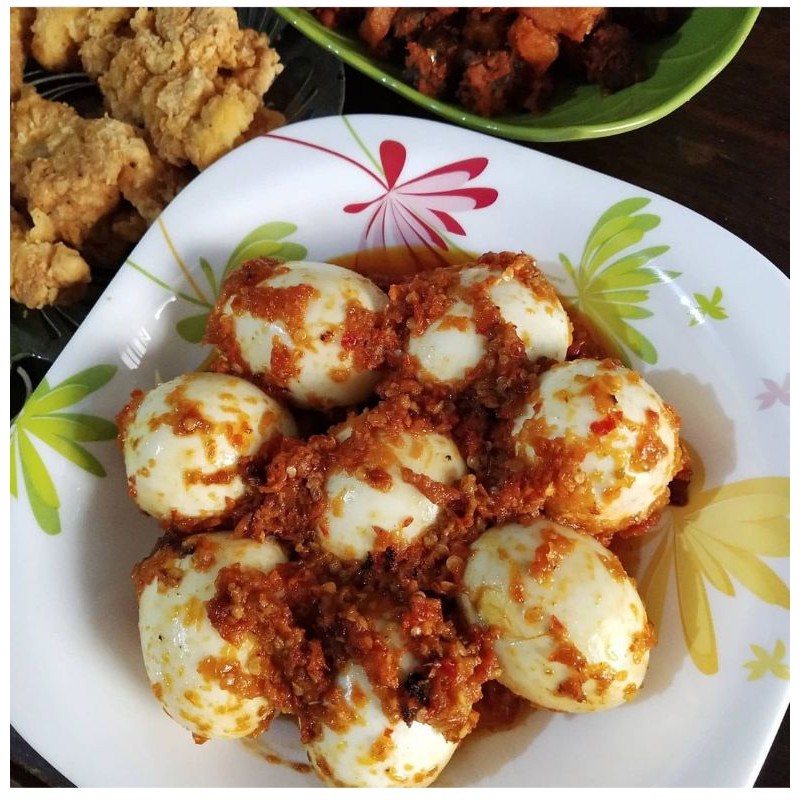 

Telor Balado untuk tambahan Paket Ketupat