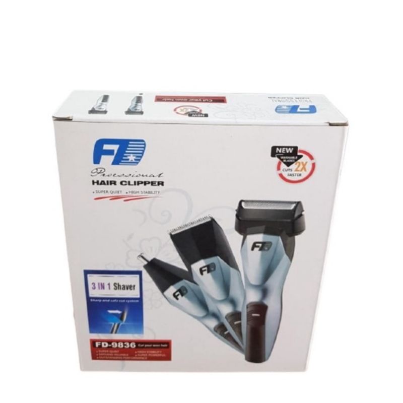 HAIR CLIPPER CHARGER FD-9836 / FD-5802 ( 3IN1 )