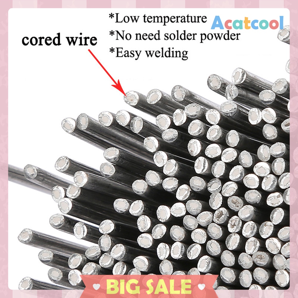 1.6mm Low Temperature Aluminum Welding Rod Wire Bars No Need Solder Powder