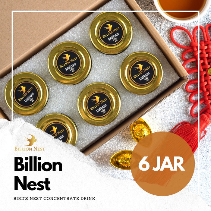 

(BISA COD) 6 Pcs Billion Nest Honey Bird's Nest Minuman Sarang Burung Walet Madu