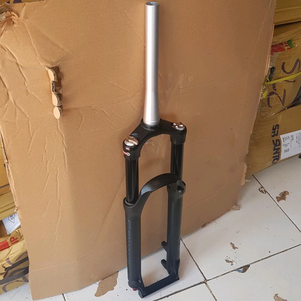 Fork 27.5 EPIXON AIR TAPER Travel 120 hitam doff Black stanchion