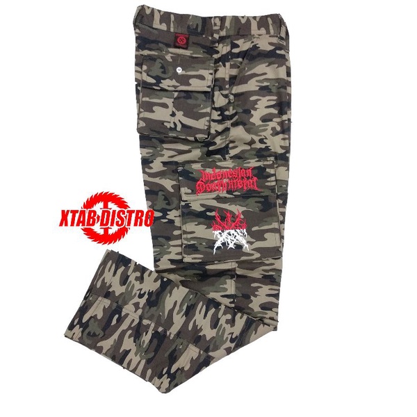 Celana panjang army IDDM  / celana cargo musik metal celana kempol BUKAN PRAPATAN REBEL