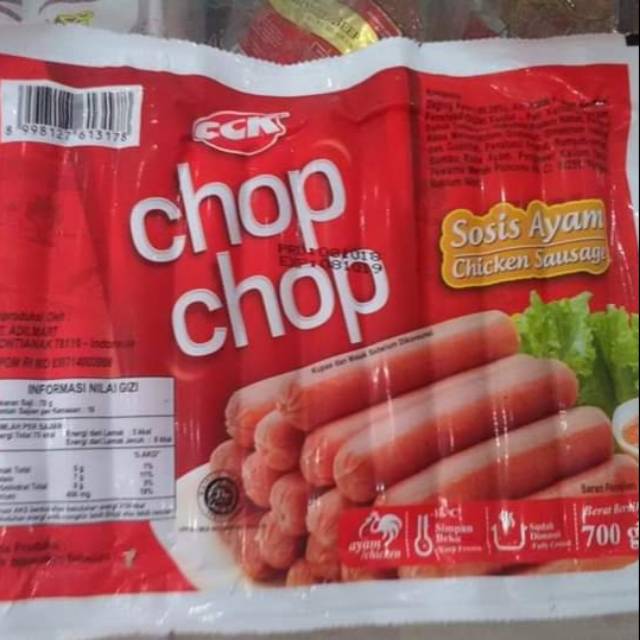 

Chop chop sosis short 700gr sosis pendek 30s