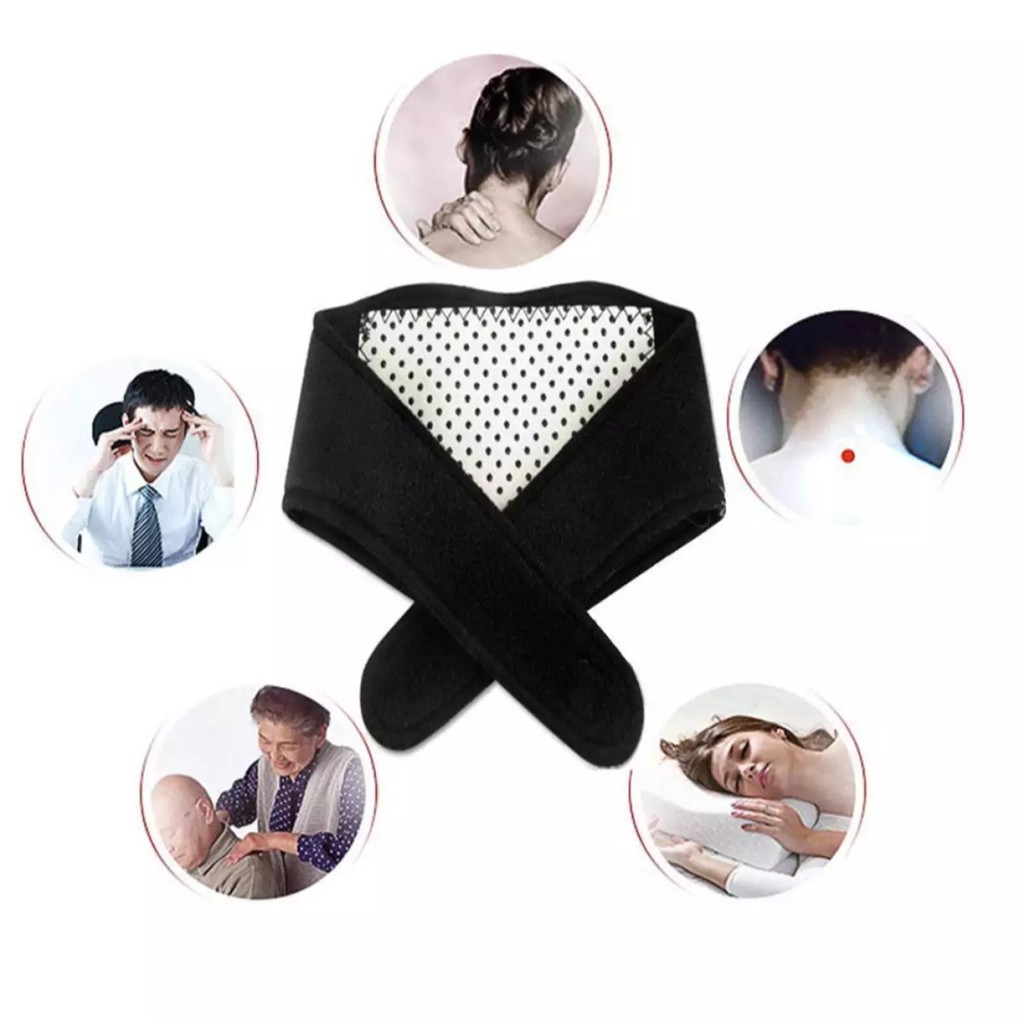 Terapi Leher Magnetic Tourmaline Therapy Neck Massager