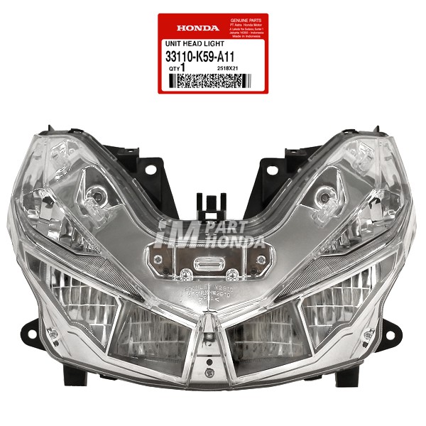 [INSTANT SAMEDAY] 33110-K59-A11 Reflektor Lampu Depan Vario 125 150 LED 2015 - 2017 Tanpa Socket & B