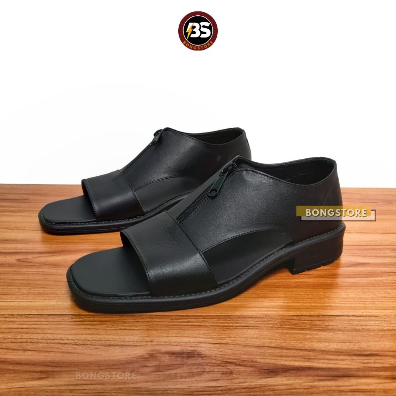 sepatu sandal pria casual kulit asli berkualitas premium sandal sepatu pria knip