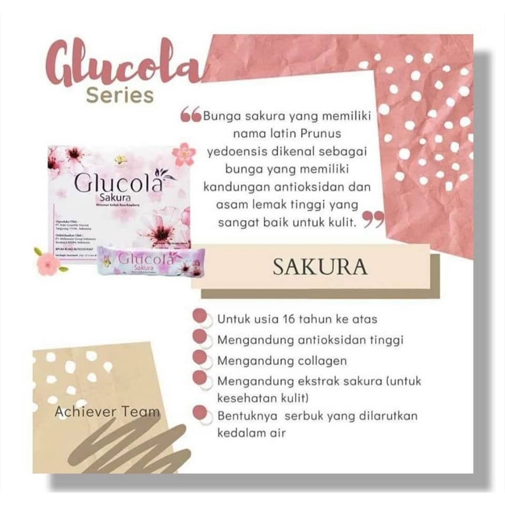 GLUCOLA SAKURA MCI/SUPLEMEN KULIT/KESEHATAN/MCI/MGI/MCI OFFICIAL/MCI