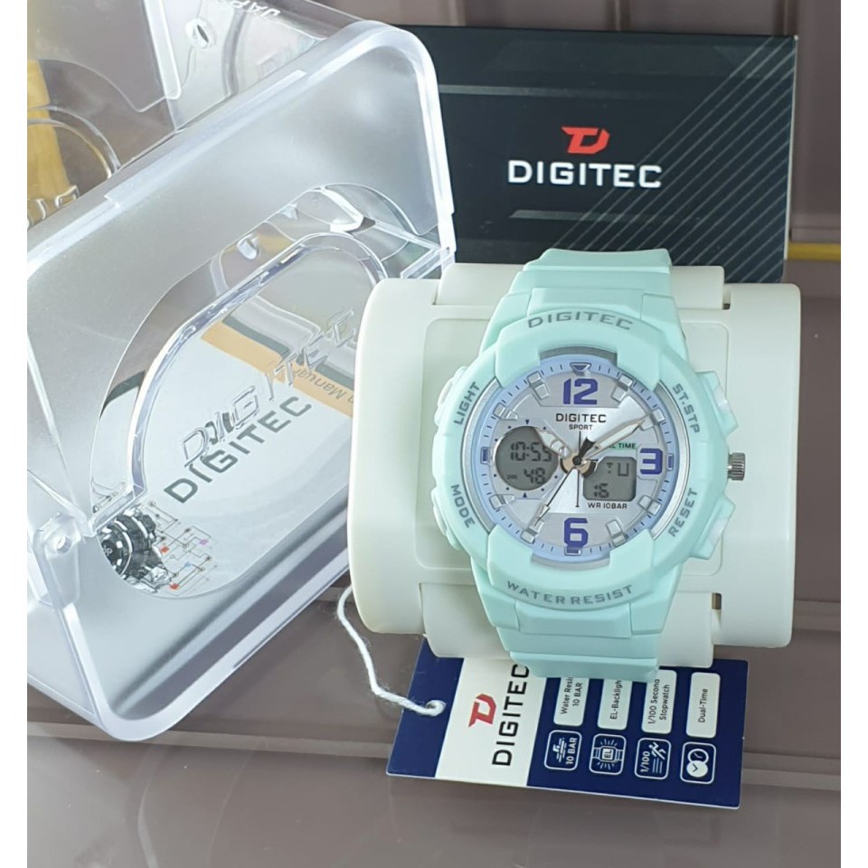 Jam tangan pria digitec terbaru 4120T original garansi resmi 1 tahun