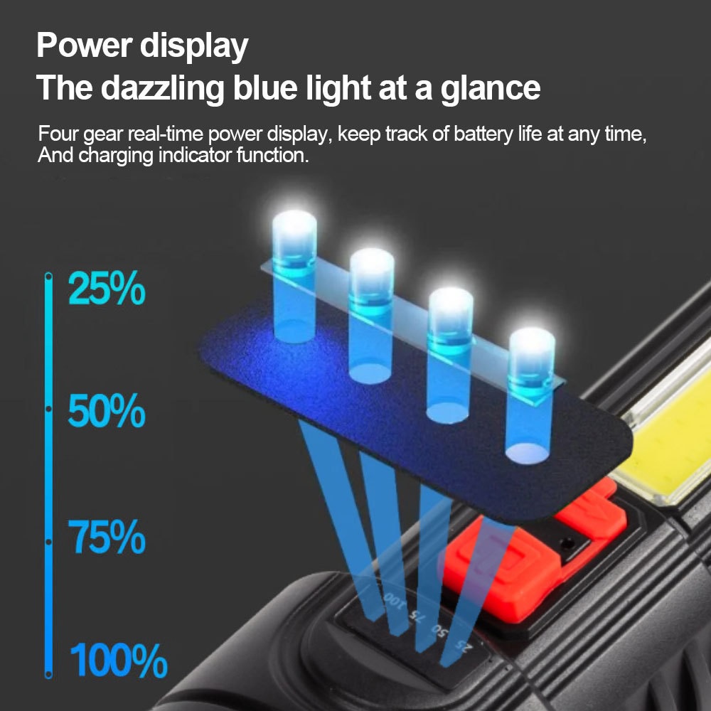 X-BALOG BL-822 - Powerful LED Flashlight - Senter Terang 7800 Lumens