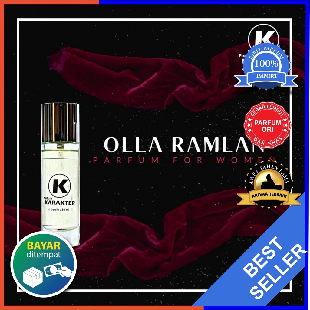 Parfum Cewek Olla Ramlan  Parfum Bibit Murah Wangi &amp; Tahan Lama  Uk 30ml  Terlaris | Bisa Cod