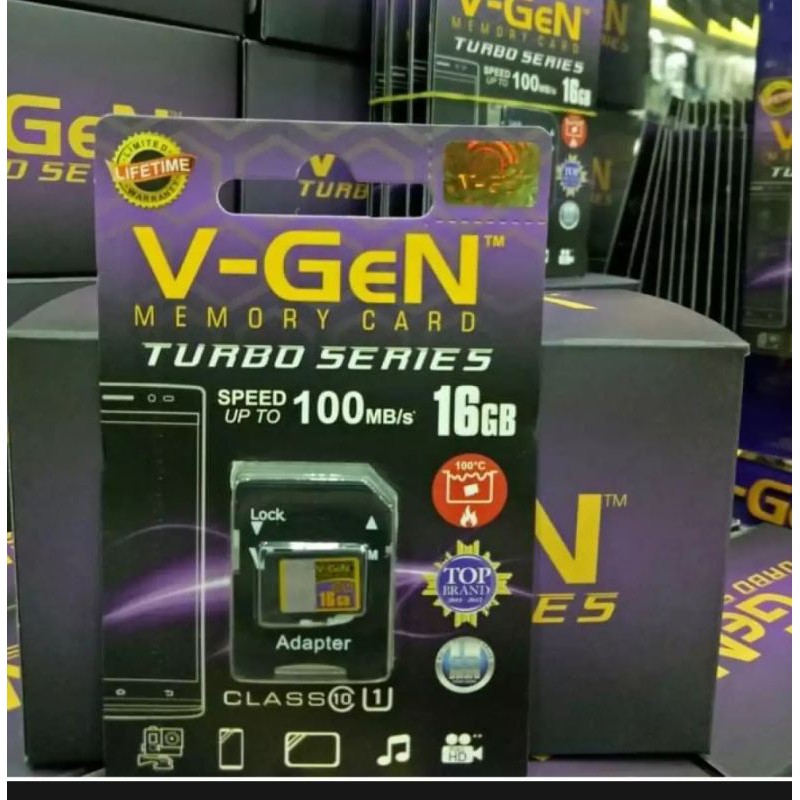 MEMORY V-GEN 16GB CLASS 10 ORIGINAL ASLI GARANSI SEUMUR HIDUP