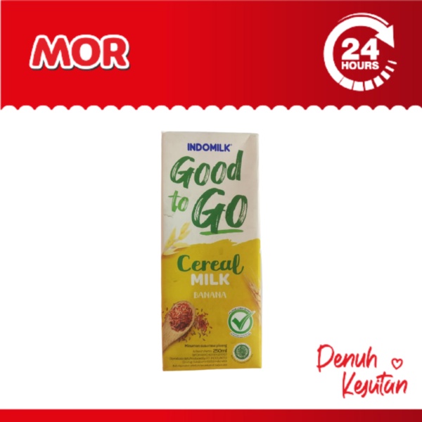 Promo Harga Indomilk Good To Go Banana Cereal 250 ml - Shopee