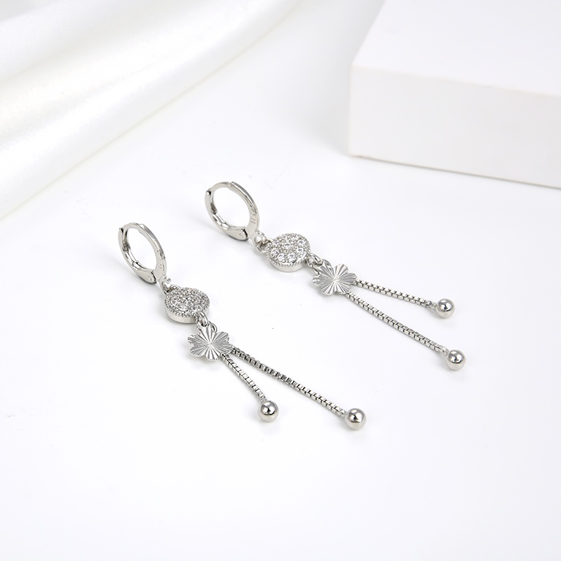 anting titanium wanita emas muda anti karat dewasa tusuk korea asli panjang dan luntur korea style selamanya dewasa 123e