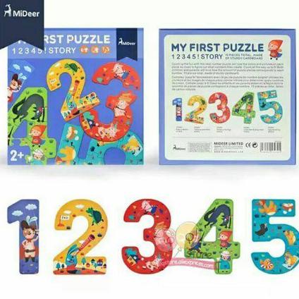 Mideer My First Puzzle 12345 Mainan Edukasi Anak MD3030