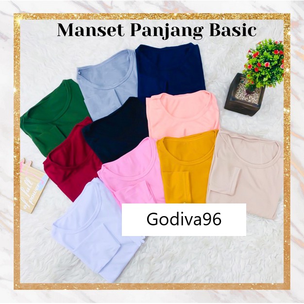 Godiva96 - KAOS INNER MANSET BAJU OBLONG / ATASAN WANITA MEDAN