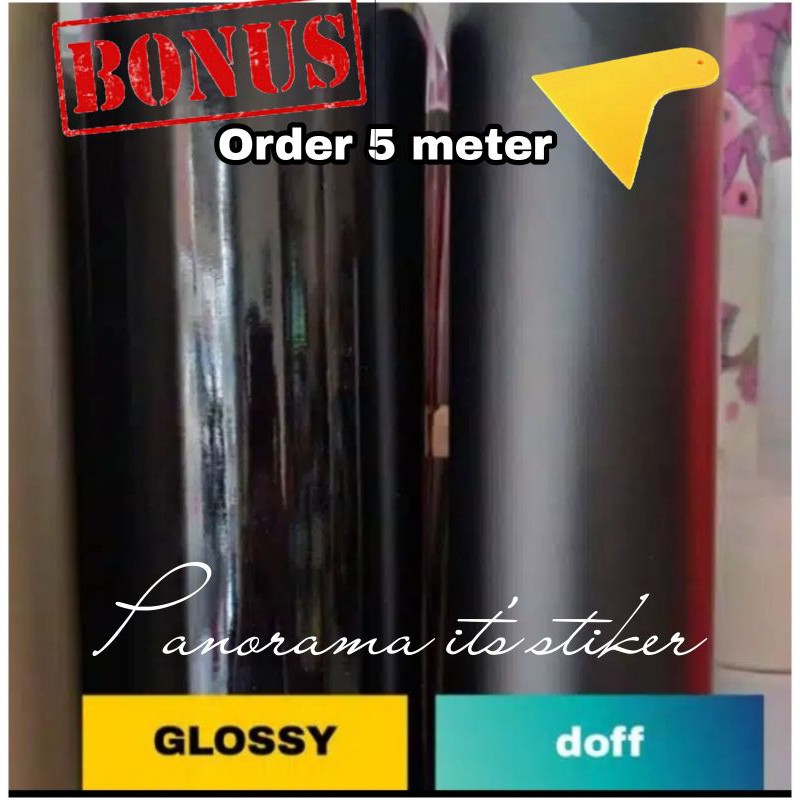 SKOTLET STICKER MOTOR HITAM DOFF /STICKER MOTOR BLACK /SKOTLET MOTOR /SCOTLITE GLOSSY/STICKER MOTOR