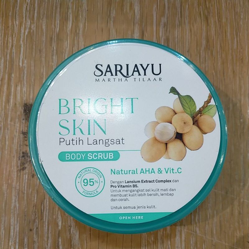 Sariayu Bright Skin Putih Langsat Body Scrub 175 gr