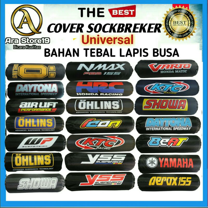 Sarung shockbreaker, Cover Shock, pelindung shock belakang Sepeda motor universal