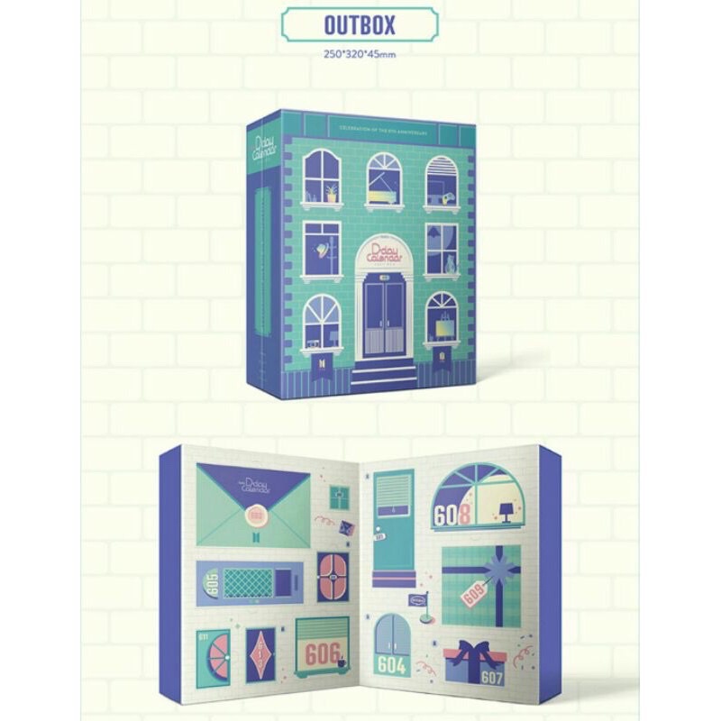 [Ready Stock] BTS FESTA D DAY CALENDAR 2021 Sealed Fullset