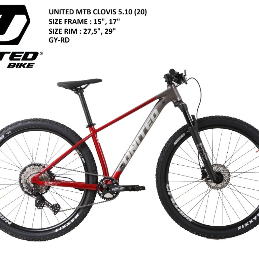 Sepeda MTB 27.5 inch United Clovis 5.1