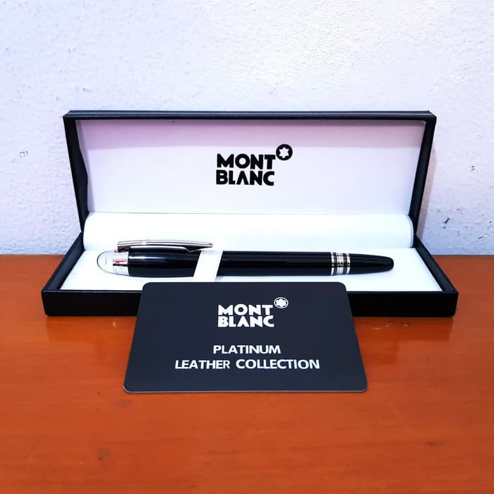 MURAH PEN/ROLLERBALL MONTBLANC CRYSTAL 100% MIRROR ORIGINAL - BALLPEN