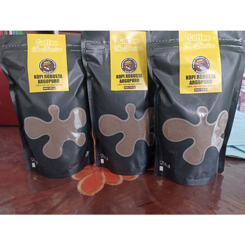 

Kopi Hitam BubukThe Doctor Asli Tanpa Campuran