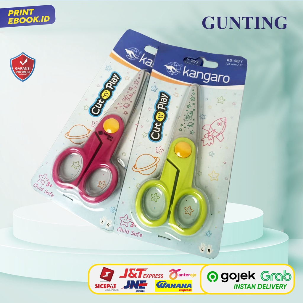 

[TERMURAH] GUNTING KECIL / GUNTING KERTAS ANAK 5" 12CM / SCISSORS KD50