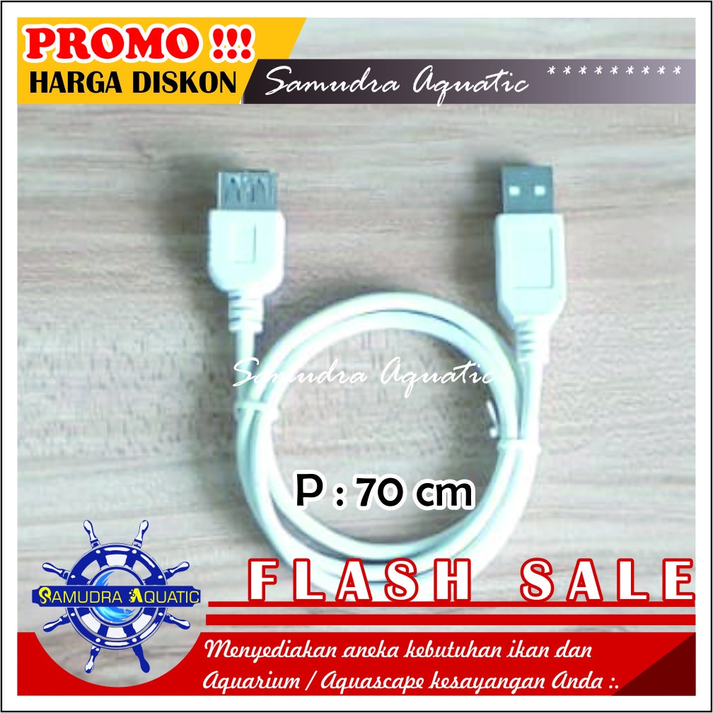 Lampu USB, Lampu Aquarium Aquascape Cupang Ikan Aduan, Lampu USB (Ada Kabel USB dan Adaptor Cas) (GRATIS BUBLE WRAP)