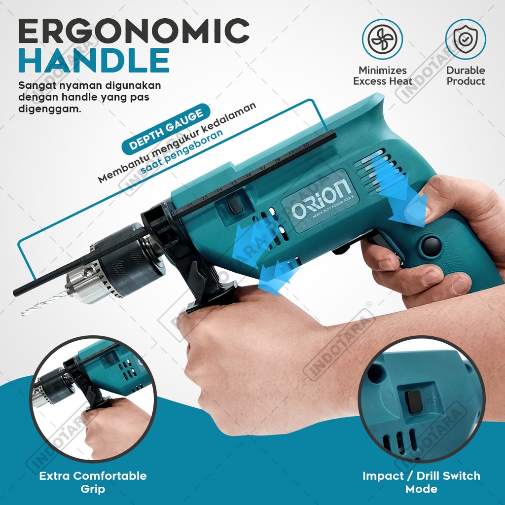 Mesin Bor  Impact Drill Listrik Orion HD600P