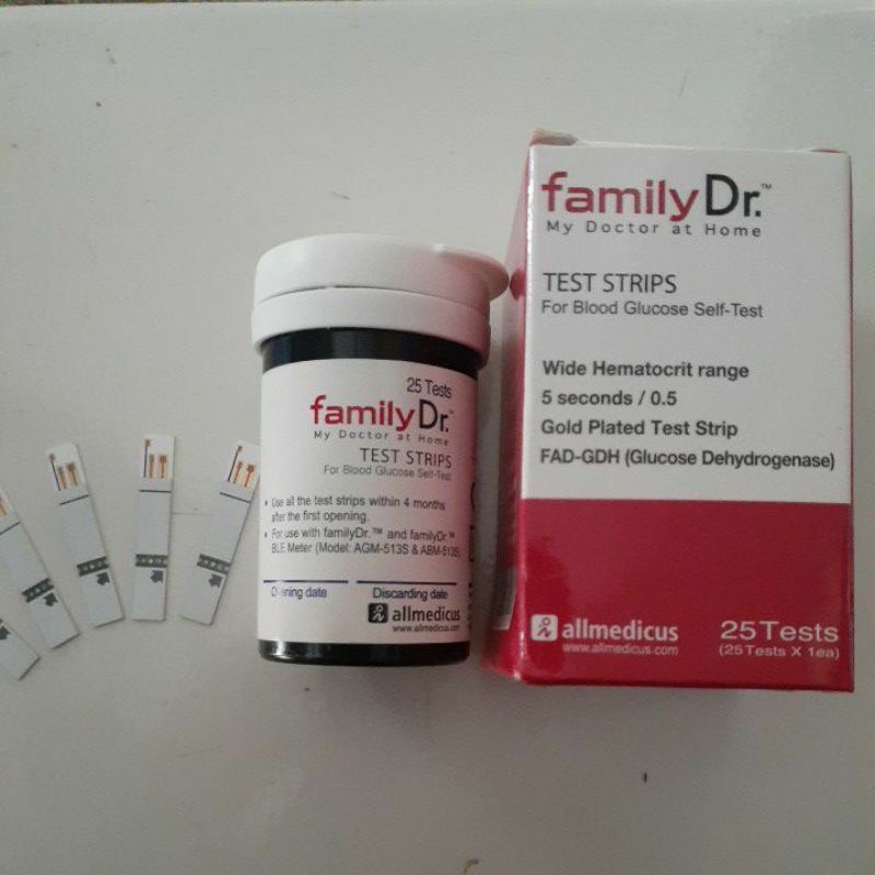 STRIP FAMILY DR GLUCOSE STRIP FAMILYDR GULA STIK CEK GULA STRIP GULA FAMILY DR ORIGINAL