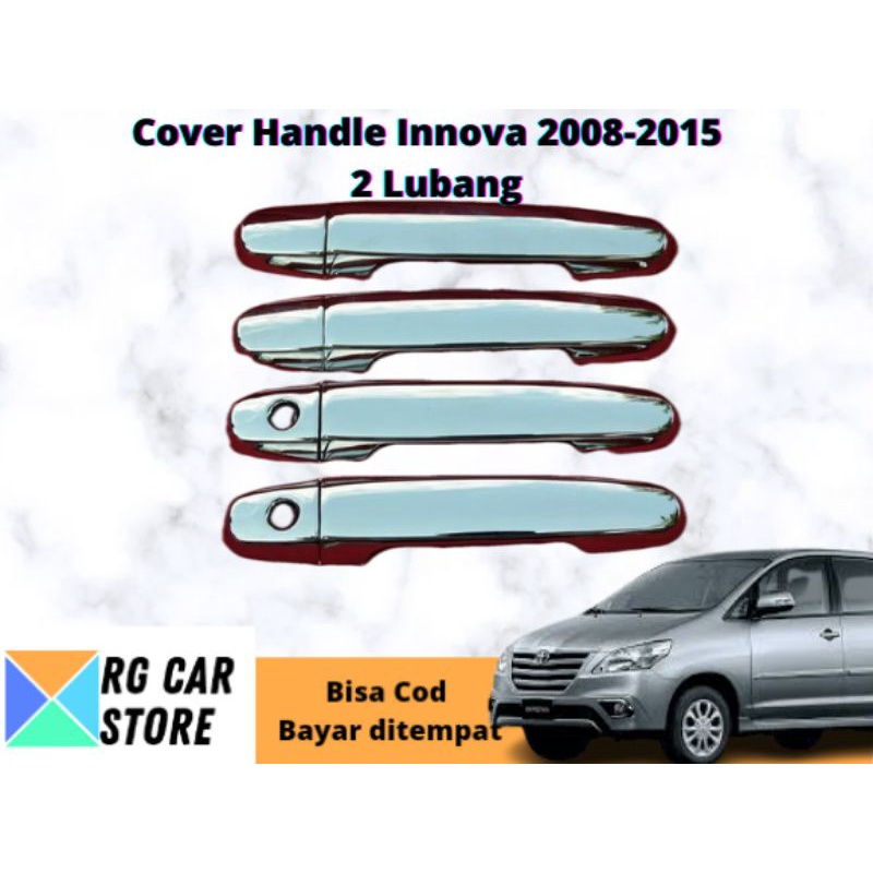 COVER HANDLE INNOVA 2008-2015 CHROME 2 LUBANG DIJAMIN PNP