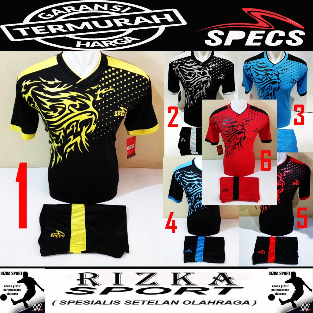 BEST SELLER SPC 02 Baju Kaos Olahraga Jersey Bola Setelan Futsal