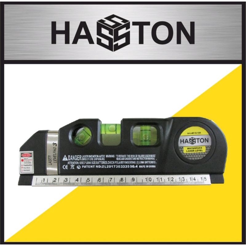 Waterpass Laser / Laser Ukur / Meteran / Pengukur Laser / Hasston Waterpass Laser