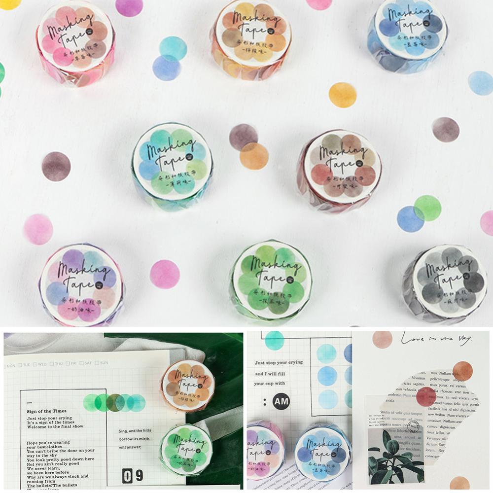 Timekey 100Pcs Stiker Kertasselotip Washi Seri Permen Keras F3X5 Untuk Dekorasi Foto DIY