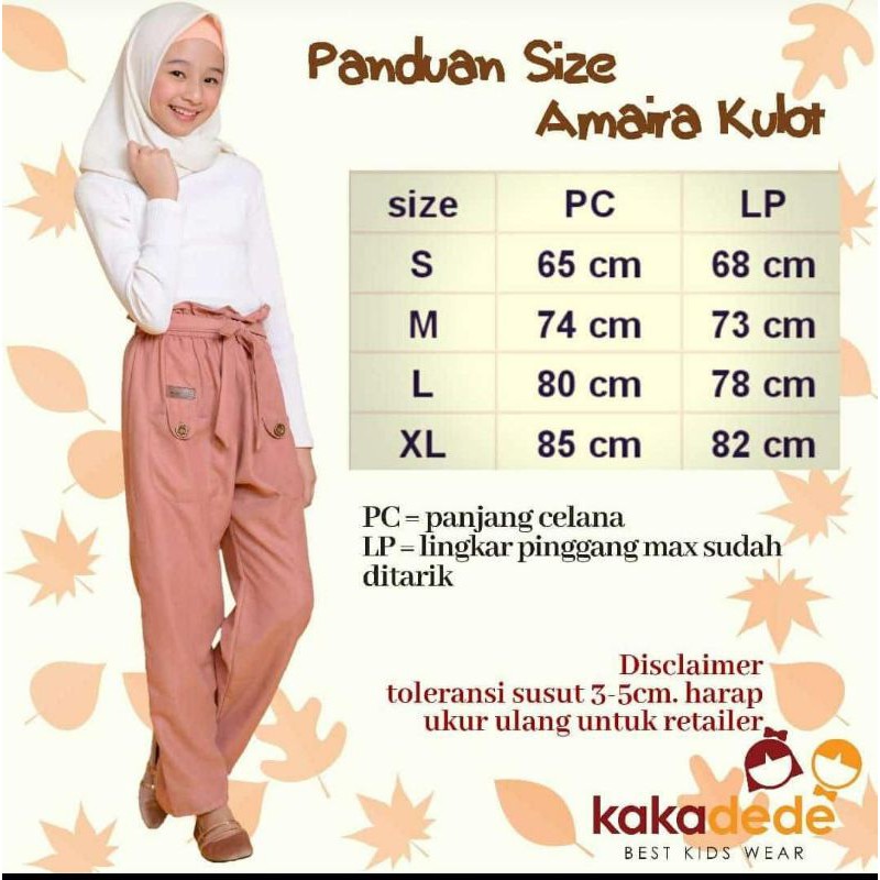 KULOT AMAIRA BY KAKADEDE