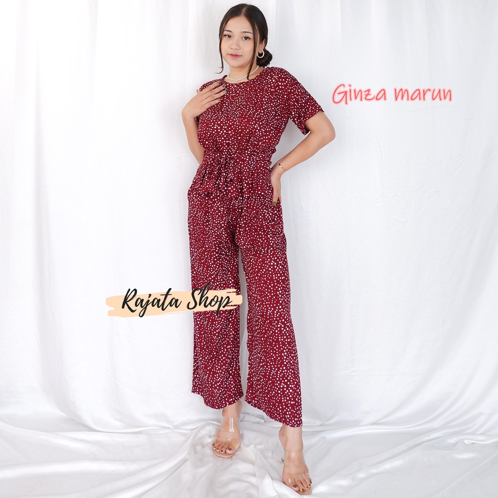 DASTER SETELAN BABYDOLL-BD GINZA MARUN