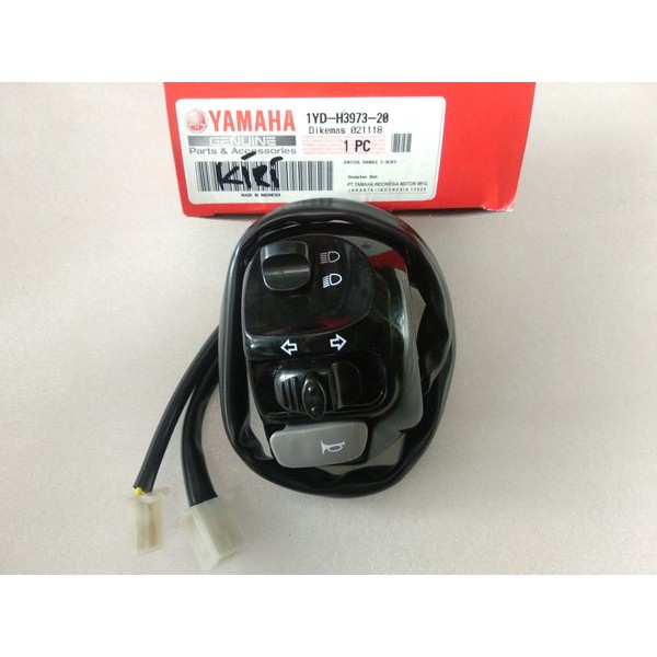 sprepart Saklar Kiri-Switch Handle Kiri Yamaha Fino 125 FI Asli jaminan