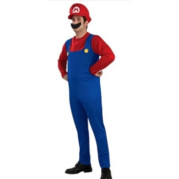 super Mario Bros dewasa/kostum super Mario Bros dewasa