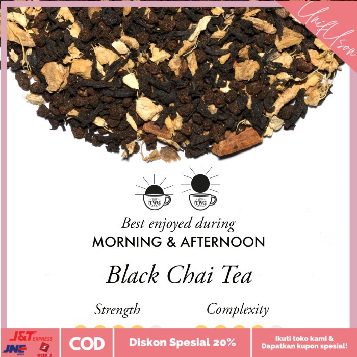 

⭐COD⭐ TWG Tea ǀ Black Chai, Cotton Teabag